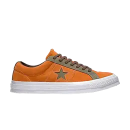 Converse: Оранжевые кроссовки  One Star Ox