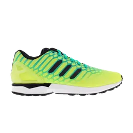 Adidas: Жёлтые кроссовки  ZX Flux