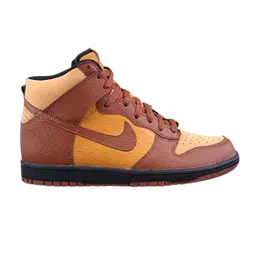 Nike: Коричневые кроссовки  Dunk High