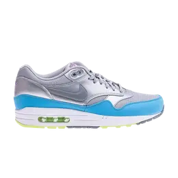 Nike: Серебристые кроссовки  Air Max 1
