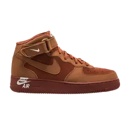 Nike: Оранжевые кроссовки  Air Force 1