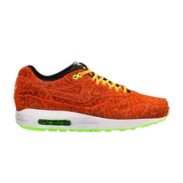 Nike: Оранжевые кроссовки  Air Max 1