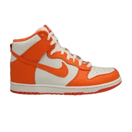 Nike: Оранжевые кроссовки  Dunk High