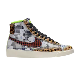 Nike: Серые кроссовки  Blazer Mid