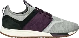 New Balance: Бордовые кроссовки 