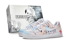 Nike: Розовые кроссовки  Air Force 1