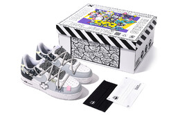 Nike: Серые кроссовки  Air Force 1
