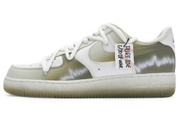 Nike: Зелёные кроссовки  Air Force 1