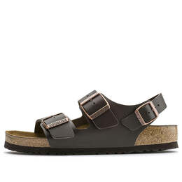 Birkenstock: Тёмные сандалии  Milano