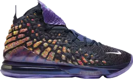 Nike: Чёрные кроссовки  Lebron 17