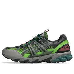 Asics: Зелёные кроссовки  Gel