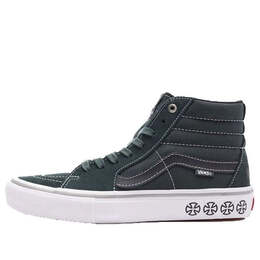 Vans: Зелёные кроссовки  Sk8-Hi Pro