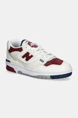 New Balance: Бежевые кроссовки  550