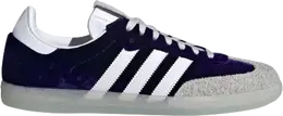 Adidas: Фиолетовые кроссовки  Samba