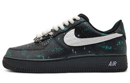 Nike: Зелёные кроссовки  Air Force 1