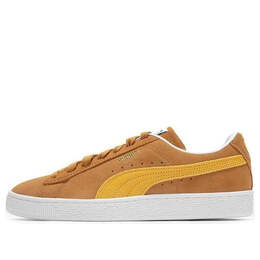 PUMA: Оранжевые кроссовки  Suede Classic