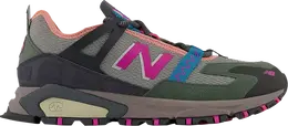 New Balance: Розовые кроссовки  X-Racer