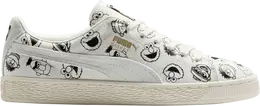 PUMA: Белые кроссовки  Basket