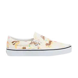 Vans: Белые кроссовки  Classic Slip On