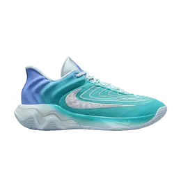 Nike: Зелёные кроссовки 