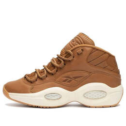 Reebok: Коричневые кроссовки  Question Mid