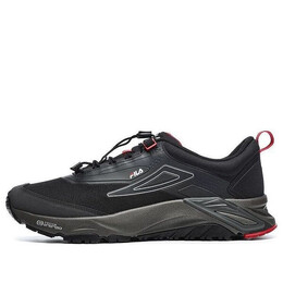 Fila: Чёрные кроссовки 