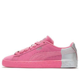 PUMA: Розовые кроссовки  Suede