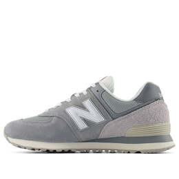 New Balance: Белые кроссовки  574