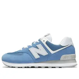 New Balance: Голубые кроссовки  574