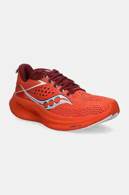 Saucony: Оранжевые кроссовки 