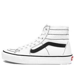 Vans: Белые кроссовки  SK8-Hi Tapered