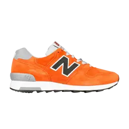 New Balance: Оранжевые кроссовки 