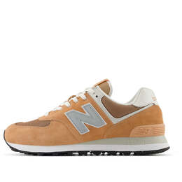 New Balance: Бежевые кроссовки  574