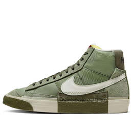 Nike: Зелёные кроссовки  Blazer Mid