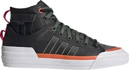 Adidas: Чёрные кроссовки  Nizza