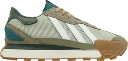 Adidas: Зелёные кроссовки 