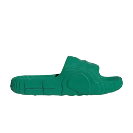 Adidas: Зелёные кроссовки  Adilette