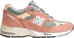 New Balance: Розовые кроссовки  991