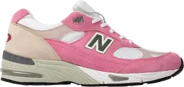New Balance: Розовые кроссовки  991