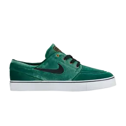 Nike: Зелёные кроссовки  Zoom Stefan Janoski