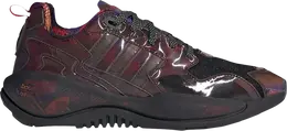 Adidas: Чёрные кроссовки  ZX