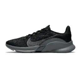 Nike: Тёмные кроссовки  SuperRep Go