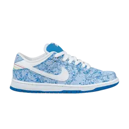 Nike: Синие кроссовки  Dunk Low Premium SB