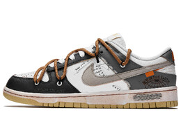 Nike: Оранжевые кроссовки  Dunk