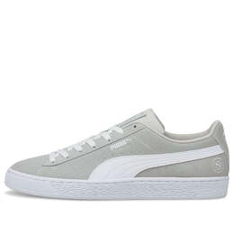 PUMA: Белые кроссовки  Suede