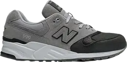 New Balance: Чёрные кроссовки 