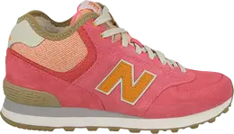 New Balance: Розовые кроссовки  574
