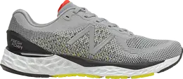 New Balance: Серые кроссовки 