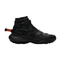 Nike: Чёрные кроссовки 