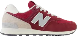 New Balance: Красные кроссовки  574